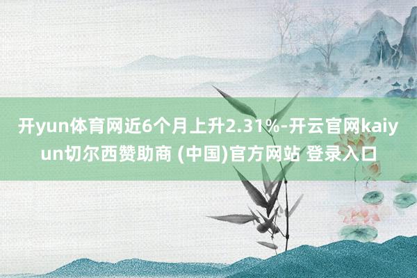 开yun体育网近6个月上升2.31%-开云官网kaiyun切尔西赞助商 (中国)官方网站 登录入口