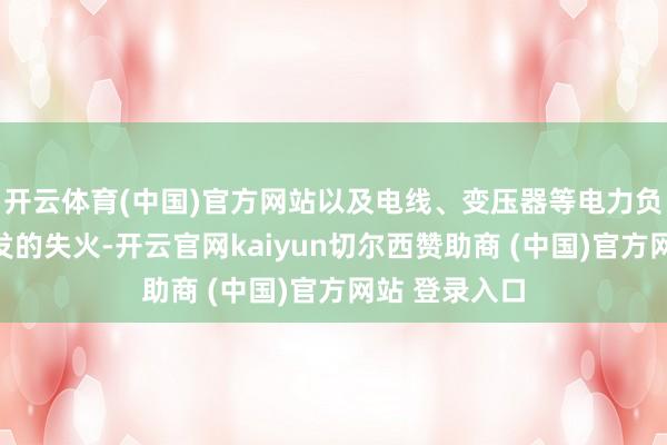 开云体育(中国)官方网站以及电线、变压器等电力负载过大而激发的失火-开云官网kaiyun切尔西赞助商 (中国)官方网站 登录入口